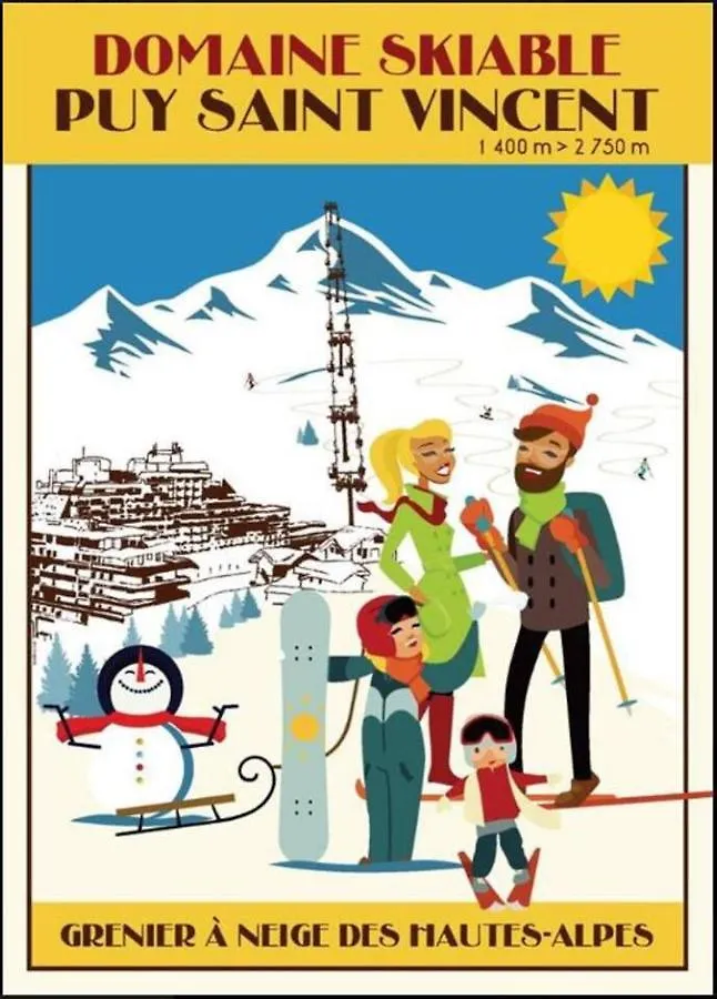 Le Skisud Cosy T3 Massif De Ecrins Puy St Vincent 1800 Puy-Saint-Vincent France